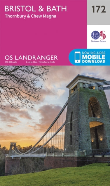 Ordnance Survey - Bristol & Bath, Thornbury & Chew Magna : 172 - New S
