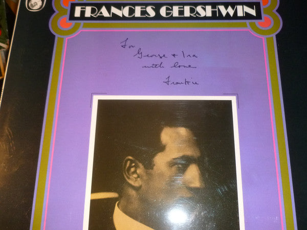 Frances Gershwin - For George And Ira - Used Vinyl Record