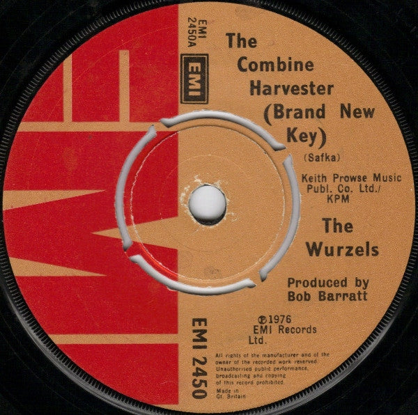 Wurzels - Combine Harvester (Brand New Key) - Used Vinyl Record 7"