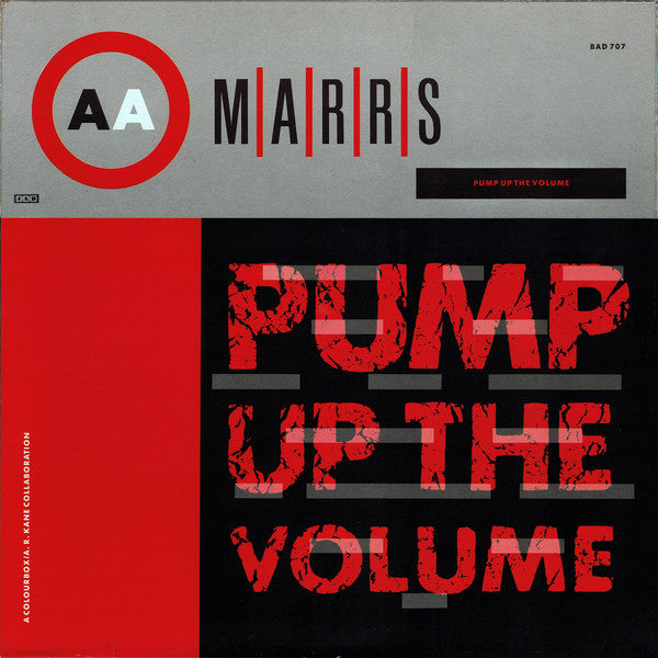 M|A|R|R|S - Pump Up The Volume - Used Vinyl Record 12"