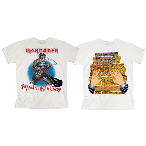 Iron Maiden - tshirt - Unisex - Short Sleeves - Medium