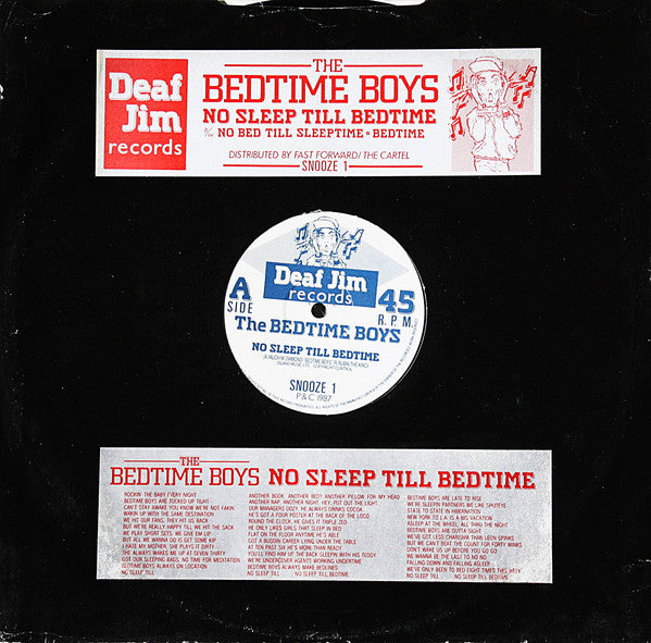 Bedtime Boys - No Sleep Till Bedtime - Used Vinyl Record 12"