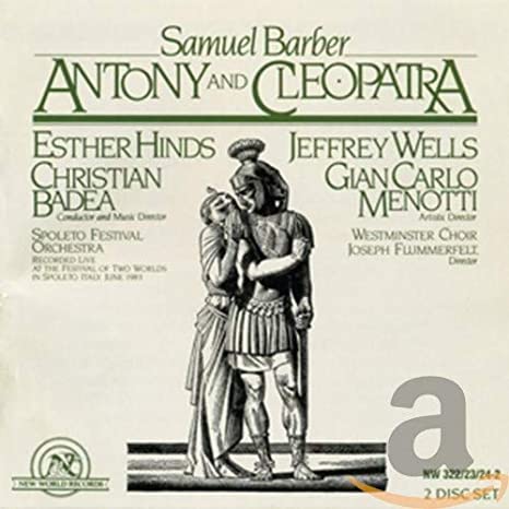 BARBER: ANTONY & CLE - BARBER ANTONY & CLEOPATRA - CD