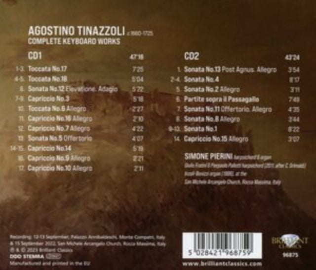 SIMONE EL OUFIR PIER - TINAZZOLI COMPLETE KEYBOARD W - CD