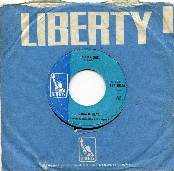 Canned Heat - Sugar Bee - Used Vinyl Record 7"