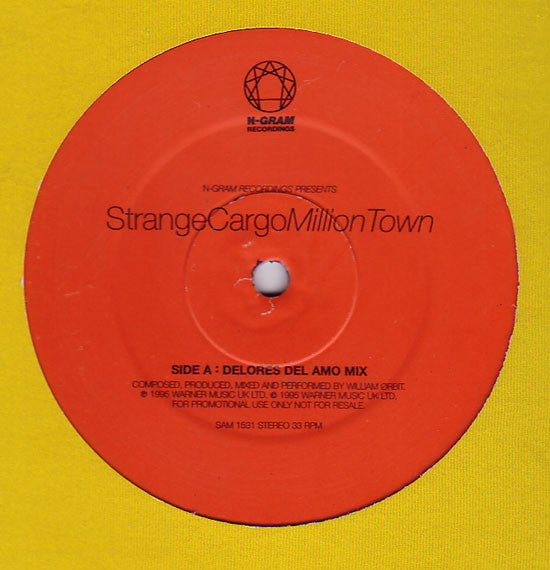 Strange Cargo - Million Town - Used Vinyl Record 12"