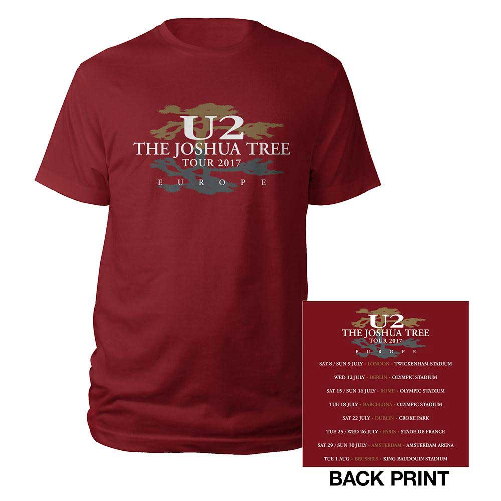 U2 - tshirt - Unisex - Short Sleeves - Large
