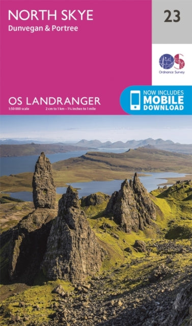 Ordnance Survey - North Skye, Dunvegan & Portree : 023 - New Sheet map