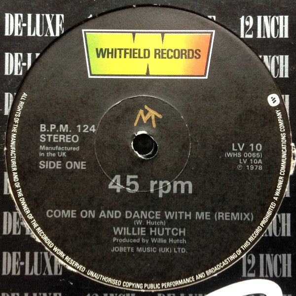 Willie Hutch - Come On And Dance With Me - Used Vinyl Record 12"