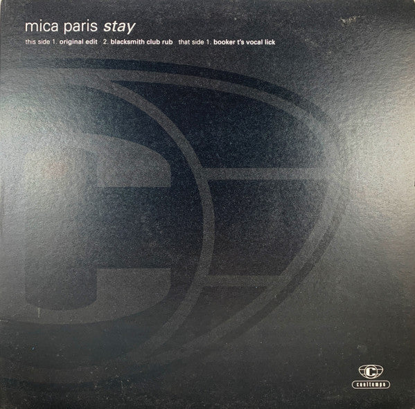 Mica Paris - Stay - Used Vinyl Record 12"