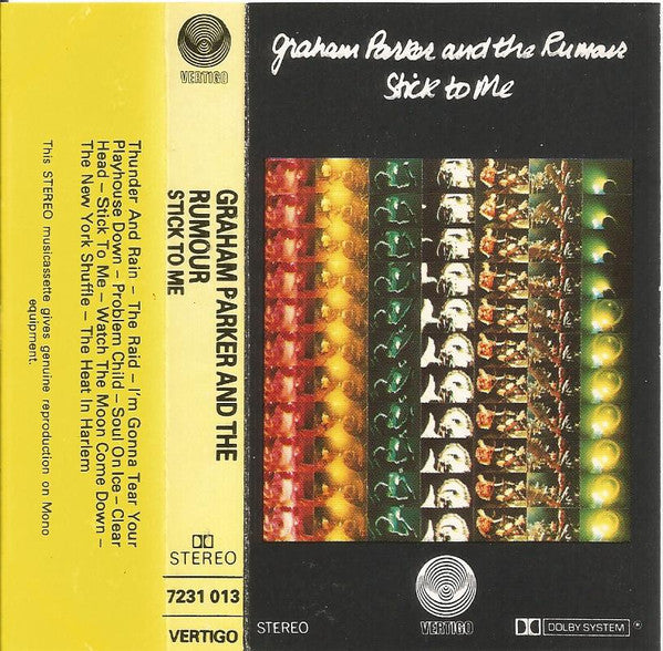 Graham Parker And Th - Stick To Me - Used Cassette