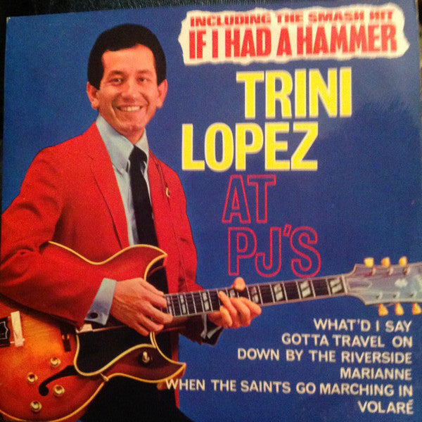 Trini Lopez - At P.J.'s - Used Vinyl Record 7"