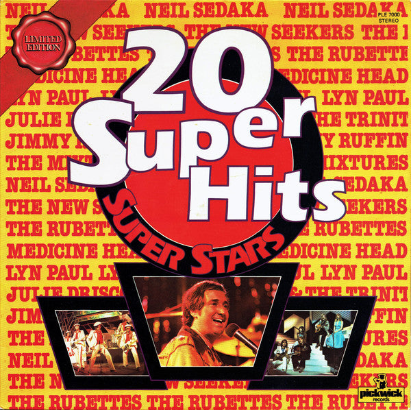 Various - 20 Super Hits - Super Stars - Used Vinyl Record