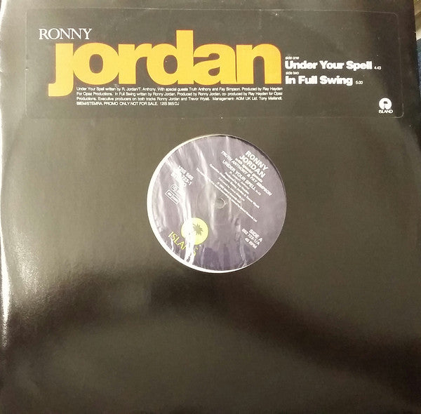 Ronny Jordan - Under Your Spell - Used Vinyl Record 12"