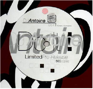 DJ Antoine - Do It! - Used Vinyl Record 12"