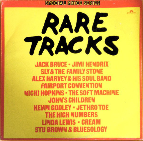 Various - Rare Tracks - Used Vinyl Record