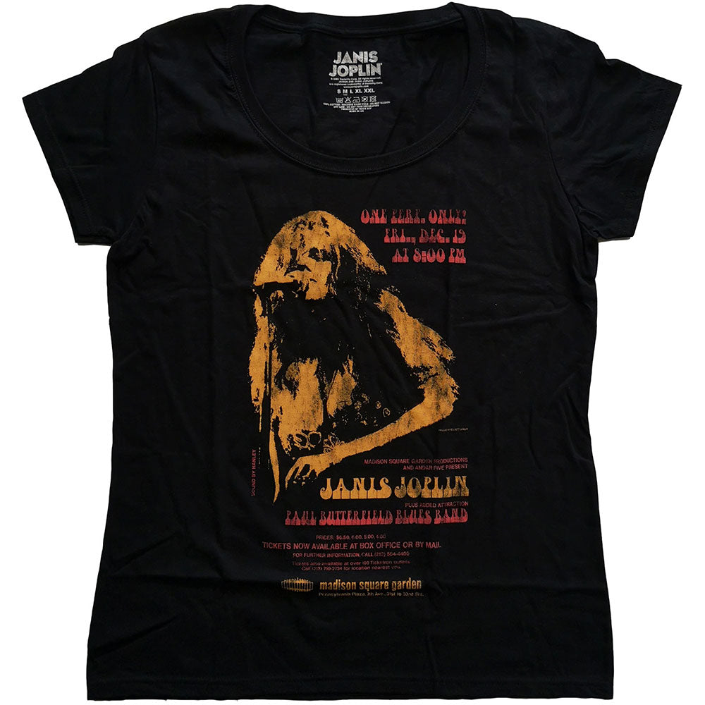 Janis Joplin - tshirt - Ladies - Short Sleeves - Medium