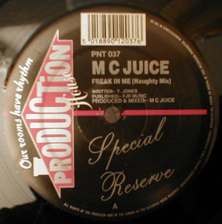 MC Juice - Freak In Me - Used Vinyl Record 12"