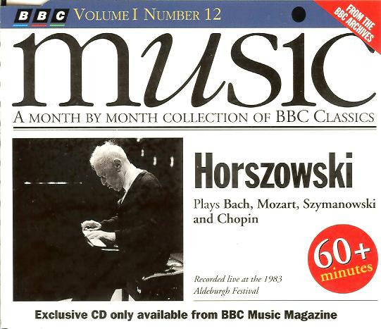 Mieczyslaw Horszowsk - Horszowski Plays Bach, Mozart, Szymanowski And