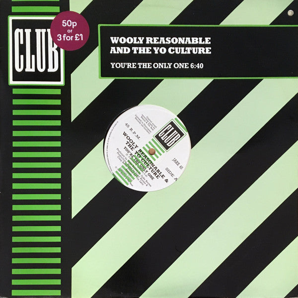 Wooly Reasonable & T - You're The Only One - Used Vinyl Record 12"
