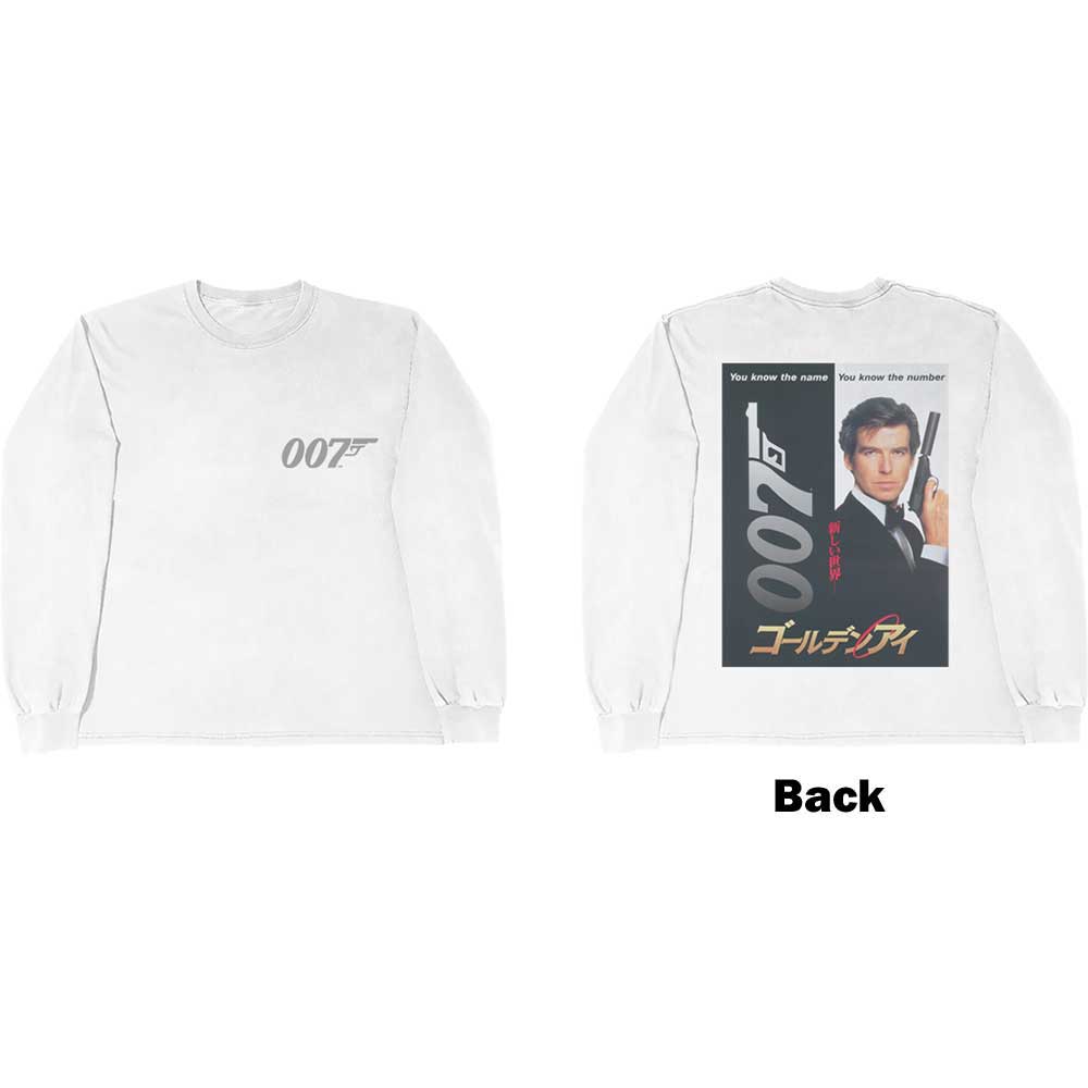 James Bond 007 - tshirt - Unisex - Long Sleeves - Medium