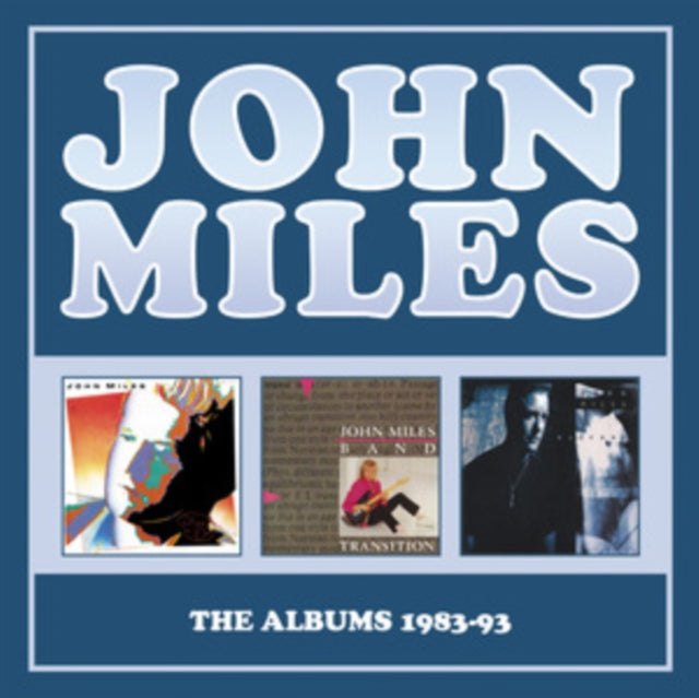 JOHN MILES - ALBUMS 1983-93 3CD CLAMSHELL BOX - CDBX