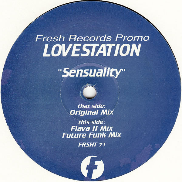 Lovestation - Sensuality - Used Vinyl Record 12"