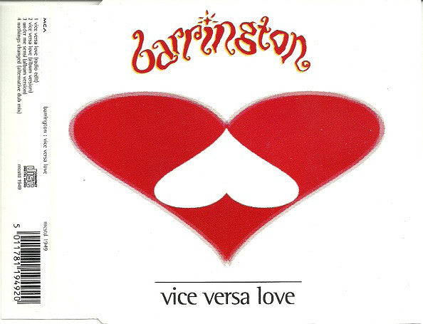 Barrington Levy - Vice Versa Love - Used CD