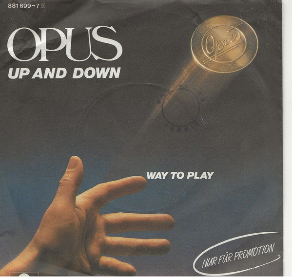 Opus - Up And Down - Used Vinyl Record 7"