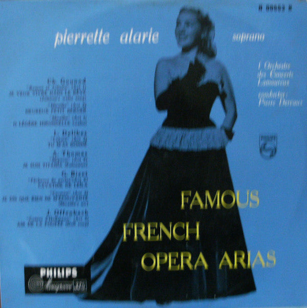 Pierrette Alarie - Famous French Opera Arias - Used Vinyl Record 10"