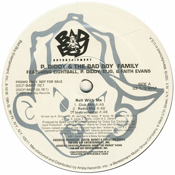 P. Diddy - Roll With Me / Lonely - Used Vinyl Record 12"