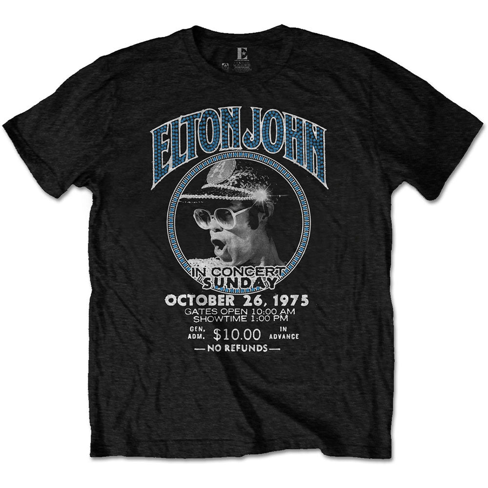 Elton John - tshirt - Unisex - Short Sleeves - X-Large