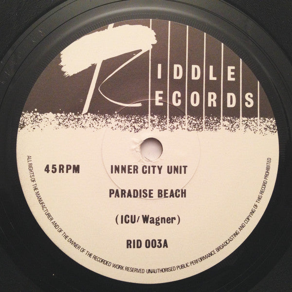 Inner City Unit - Paradise Beach - Used Vinyl Record 7"