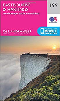 Ordnance Survey - Eastbourne & Hastings, Battle & Heathfield : 199 - N