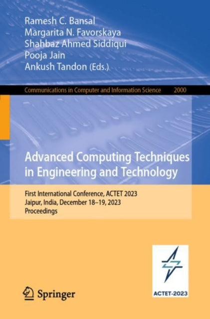 Bansal - Advanced Computing Techniques in Engineering and Technology