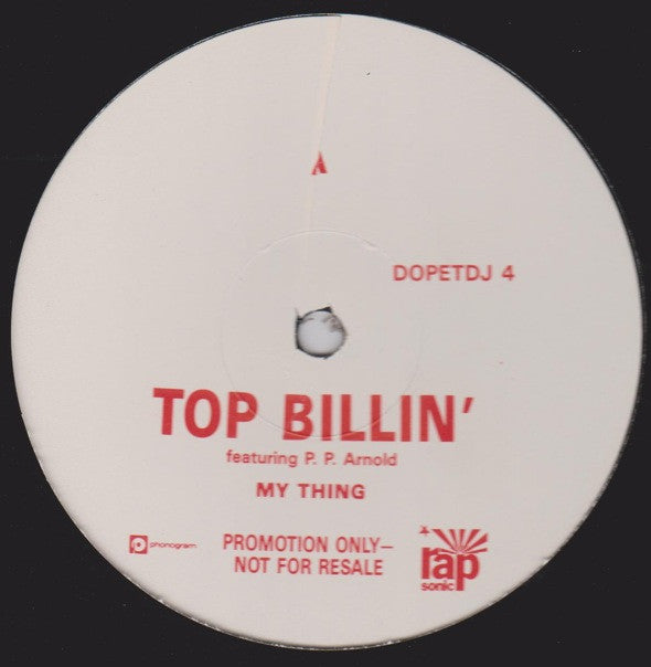 Top Billin - My Thing / Surprise - Used Vinyl Record 12"