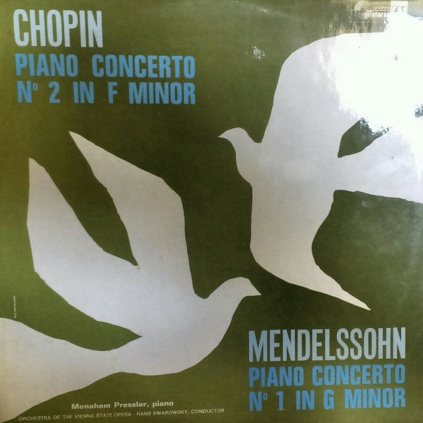 Frederic Chopin - Chopin Mendelssohn Piano Concertos - Used Vinyl Re