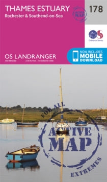 Ordnance Survey - Thames Estuary, Rochester & Southend-on-Sea : 178 -