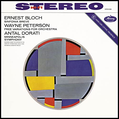 MINNEAPOLIS SYMPHONY - Bloch - Sinfonia Breve. Wayne Peterson - Free V