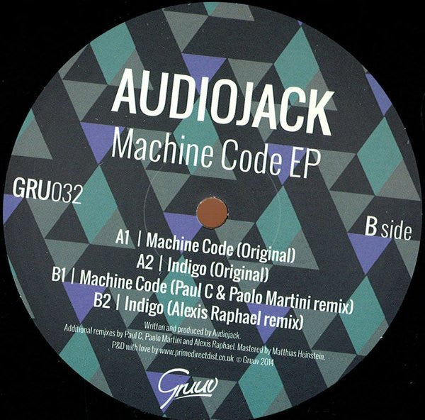Audiojack - Machine Code EP - New Vinyl Record 12"