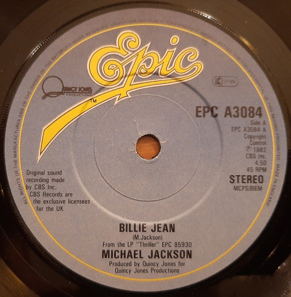 Michael Jackson - Billie Jean - Used Vinyl Record 7"