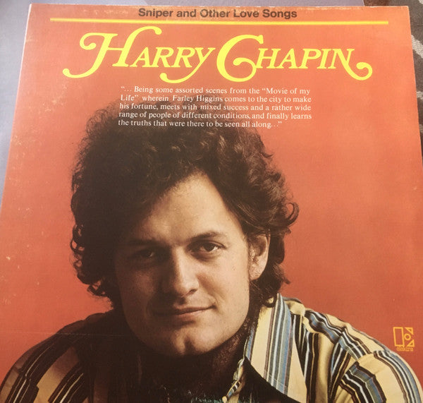 Harry Chapin - Sniper And Other Love Songs - Used Vinyl Record