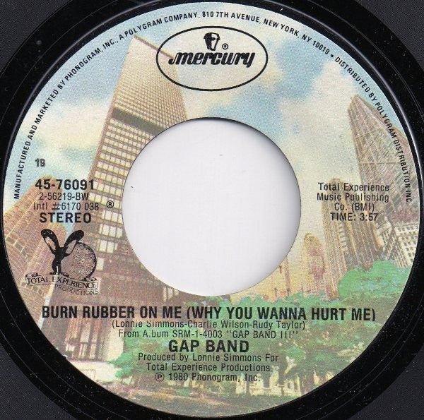 Gap Band - Burn Rubber On Me (Why You Wanna Hurt Me) - Used Vinyl Re