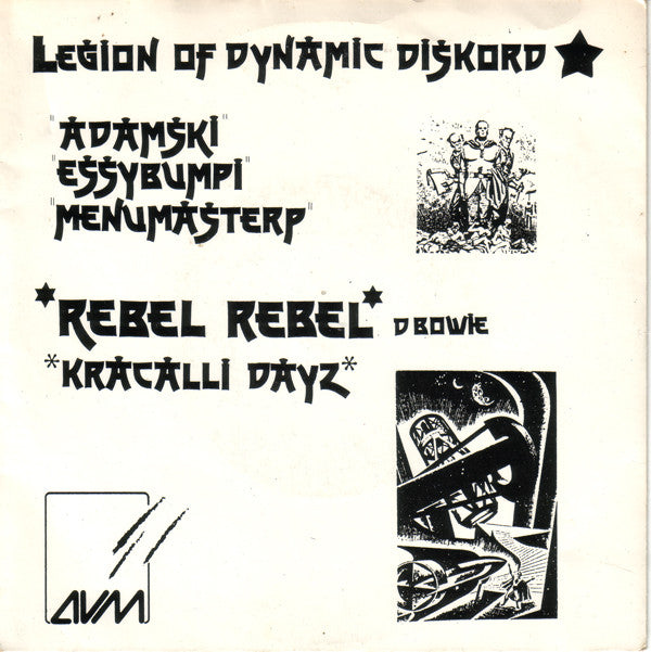 Legion Of Dynamic Di - Rebel Rebel / Kracalli Dayz - Used Vinyl Recor