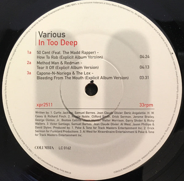 Various - In Too Deep - Used Vinyl Record 12"
