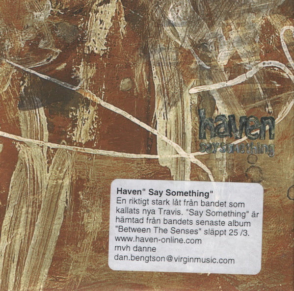 Haven - Say Something - Used CD