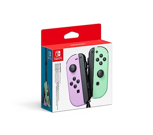 Nintendo Official Switch Joy-Con Controller Pair - Pastel Purple/Past