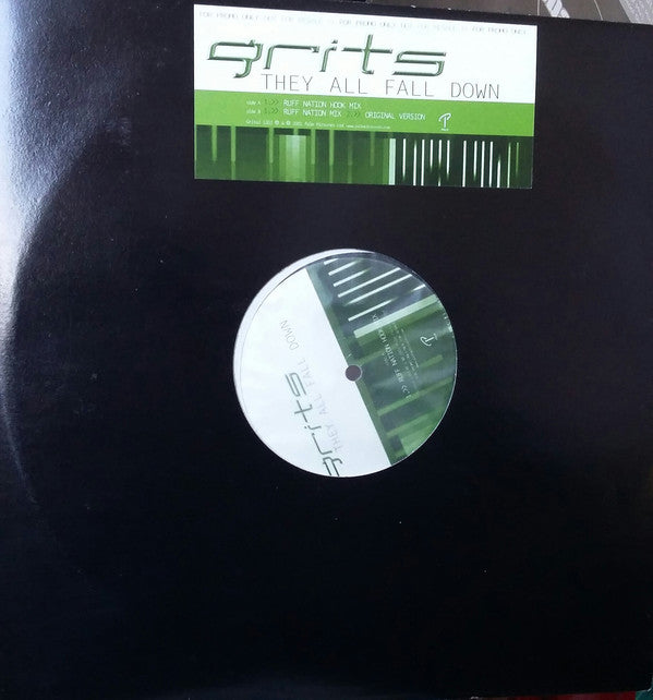 Grits - y All Fall Down - Used Vinyl Record 12"