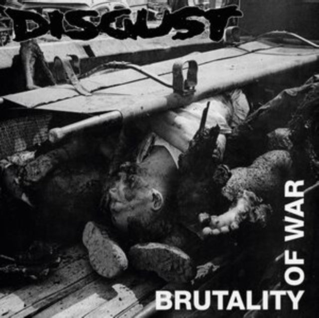 DISGUST - BRUTALITY OF WAR (RED/BLACK SPLATTER VINYL) - Vinyl Record