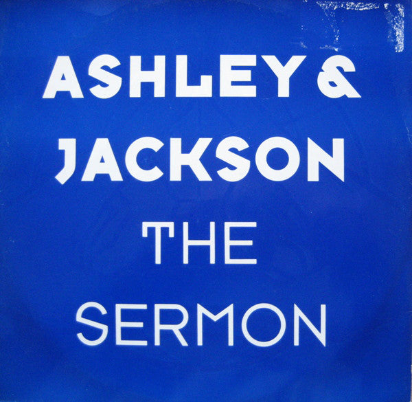 Ashley & Jackson - Sermon - Used Vinyl Record 12"